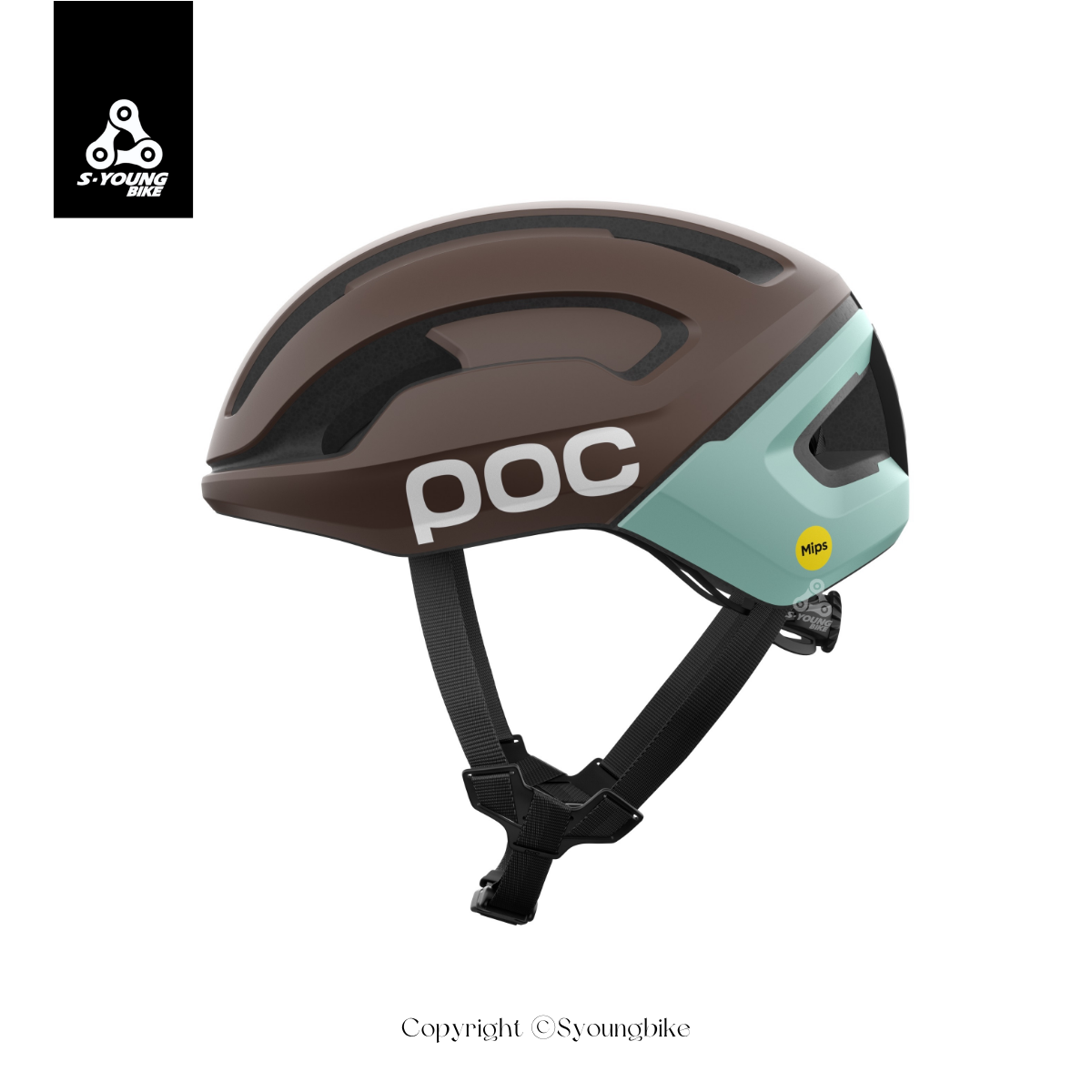 新色【POC】Omne Air MIPS WF 寬版安全帽 / 薄荷可可棕