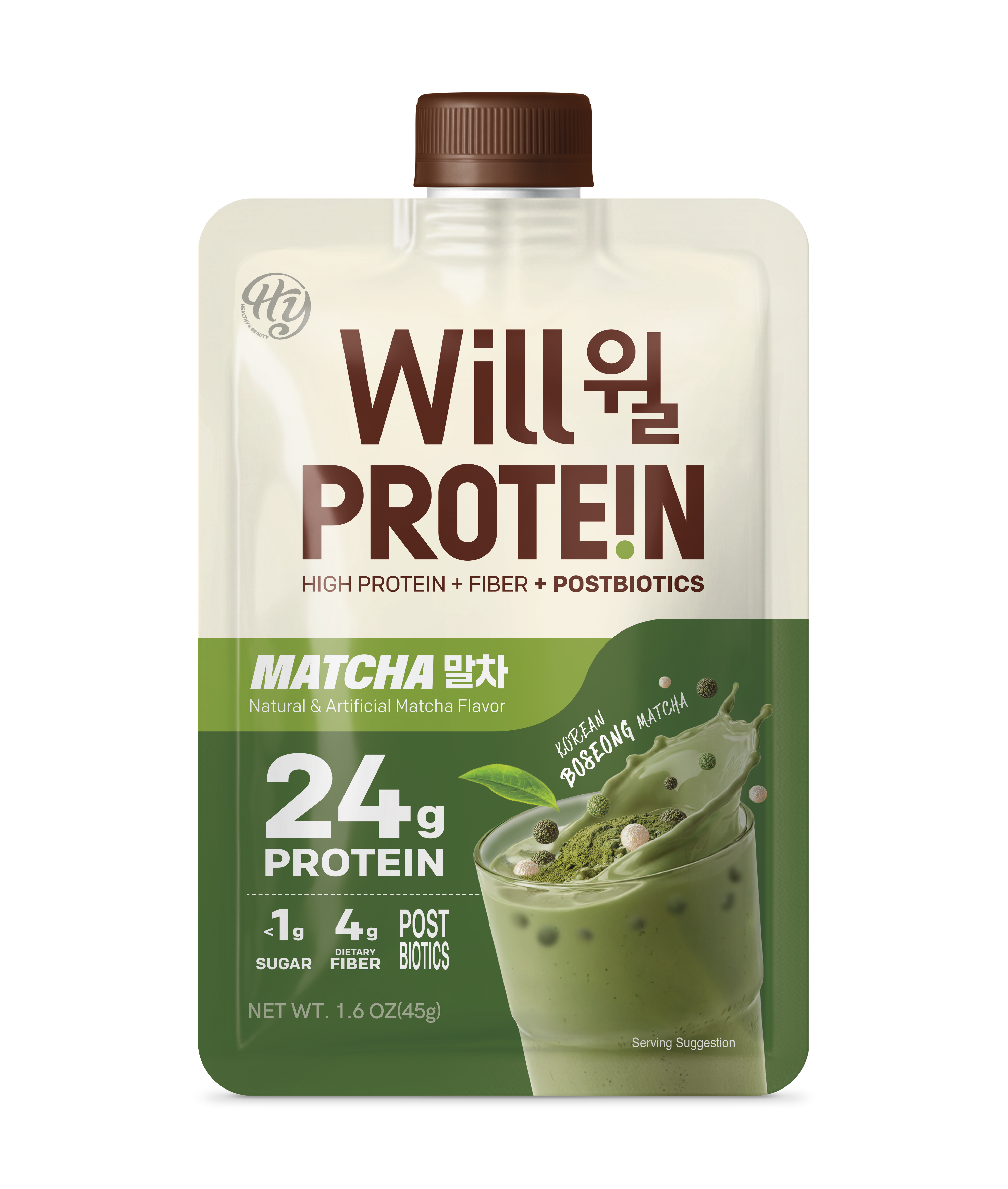 XC013 HY 專利益生菌 x 高蛋白質代餐 (綠茶味) *10包 EXP:2028/2/1