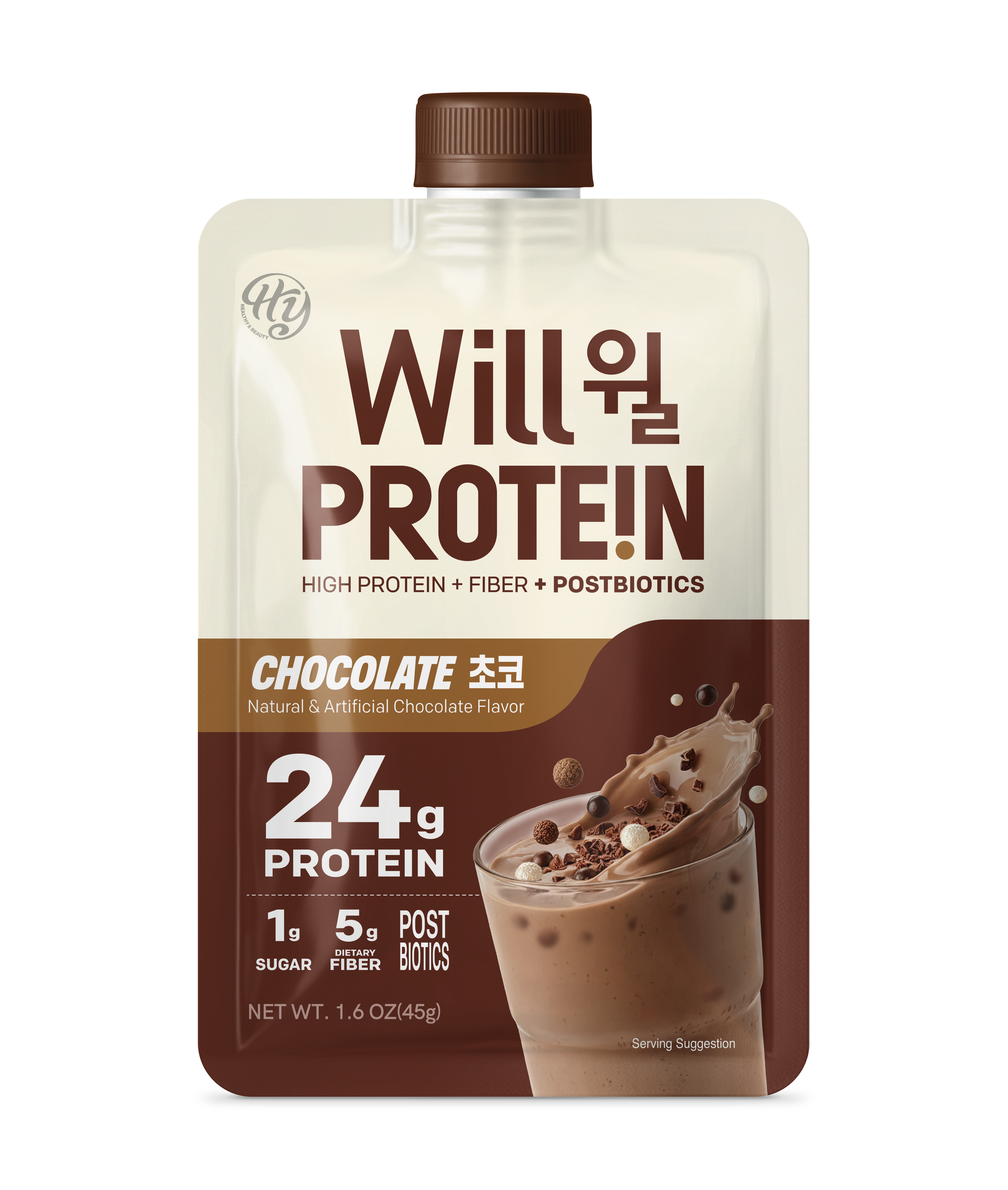 XC014 HY 專利益生菌 x 高蛋白質代餐 (朱古力味) *10包 EXP:2028/2/1