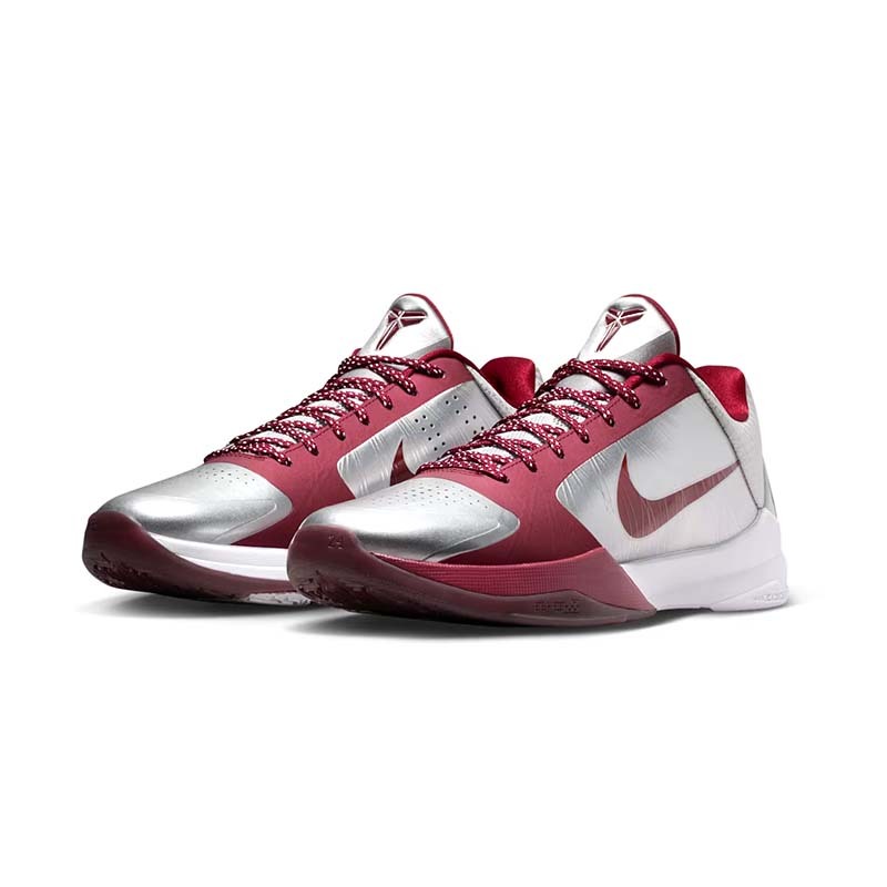 Nike Kobe 5 Protro "Lower Merion Aces Away" 科比 黑桃 銀色酒紅 籃球鞋 男款 IM0557-001 [台灣現貨]