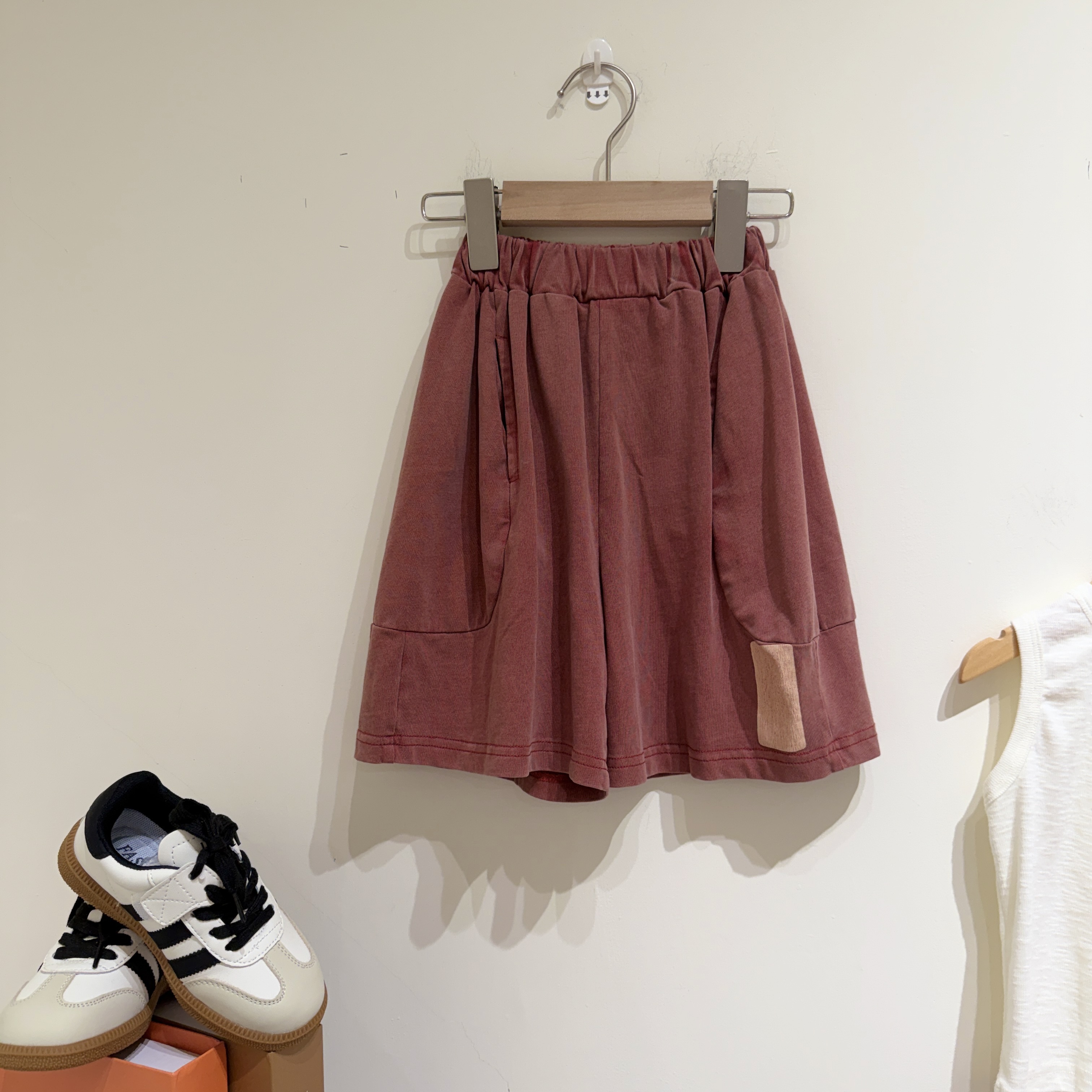 26夏 小撞色棉質短褲