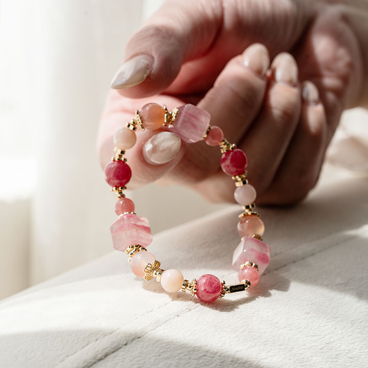 刻苦銘心的轉機：櫻花雨｜紅紋石｜緋紅瑪瑙｜薔薇石｜粉紅蛋白石