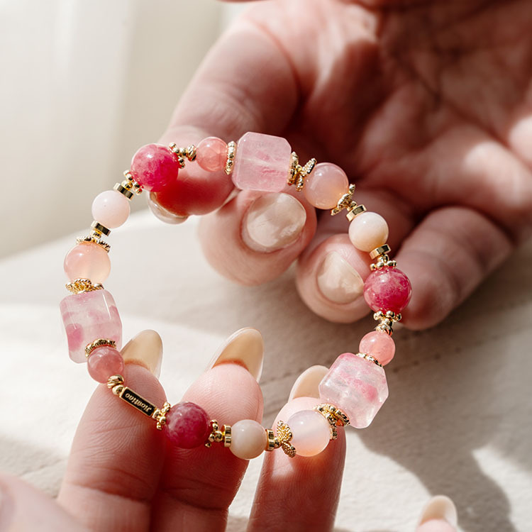 刻苦銘心的轉機：櫻花雨｜紅紋石｜緋紅瑪瑙｜薔薇石｜粉紅蛋白石