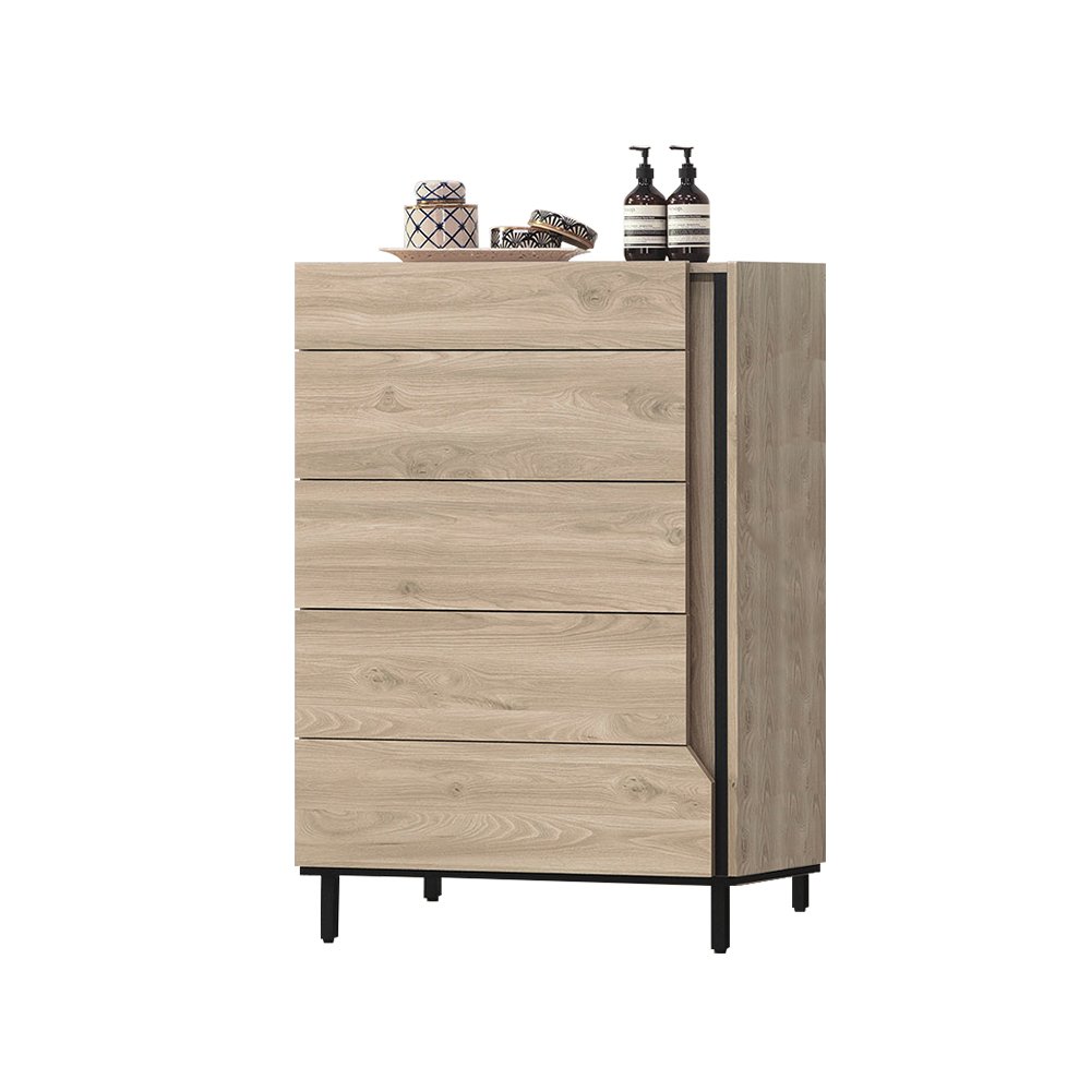 柏蒂家居-羅迪2.7尺五斗櫃/五抽收納置物櫃