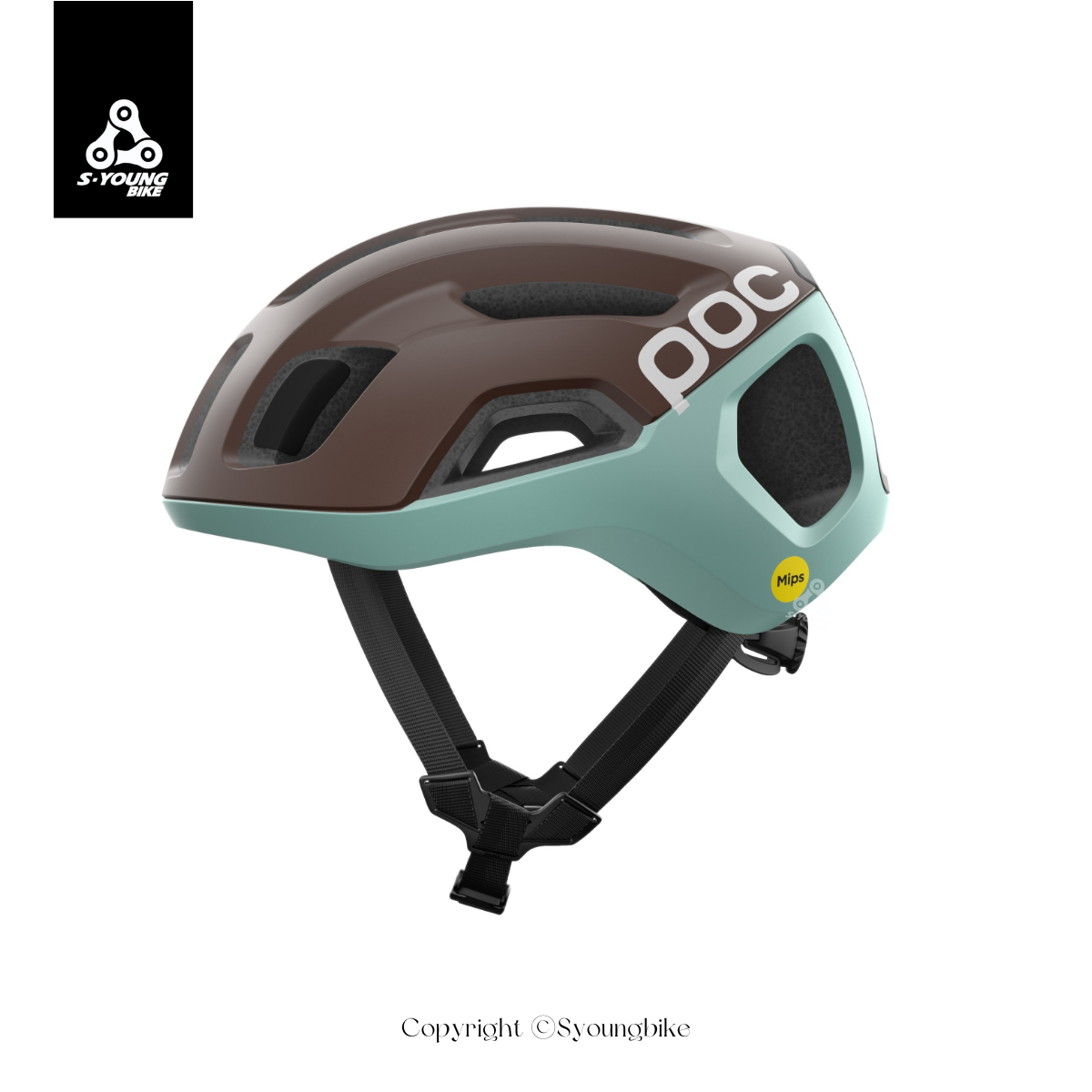 新色【POC】Ventral Air MIPS WF 寬版安全帽 / 薄荷可可棕