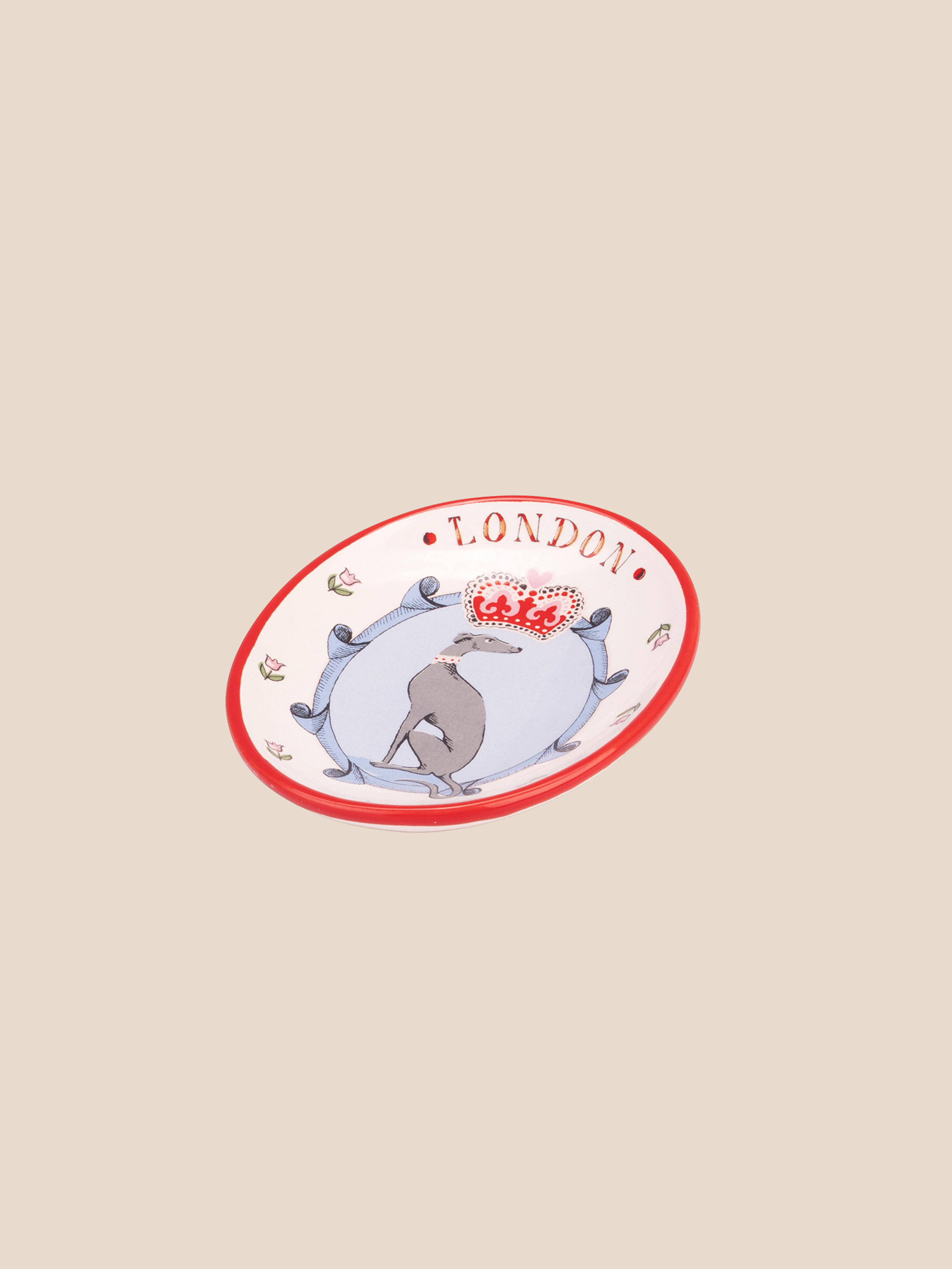 London Town 狗狗圖騰飾品盤