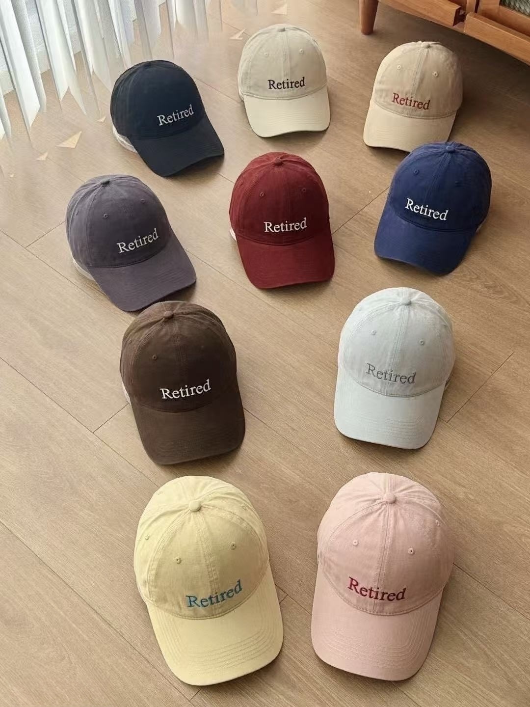 163 Retired 刺繡英字棒球帽