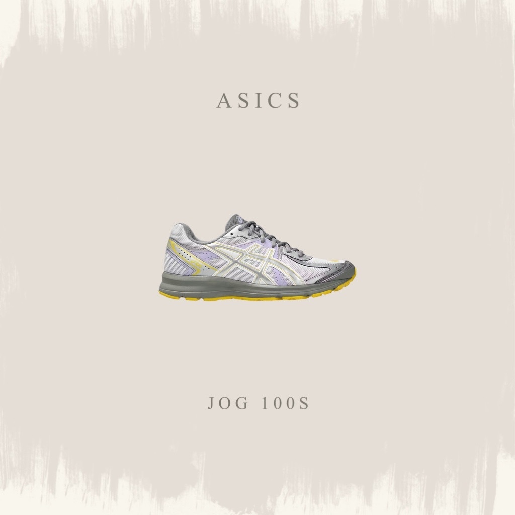 ASICS JOG 100S 白黃 黃灰 石頭灰 休閒 運動 1203A741-102