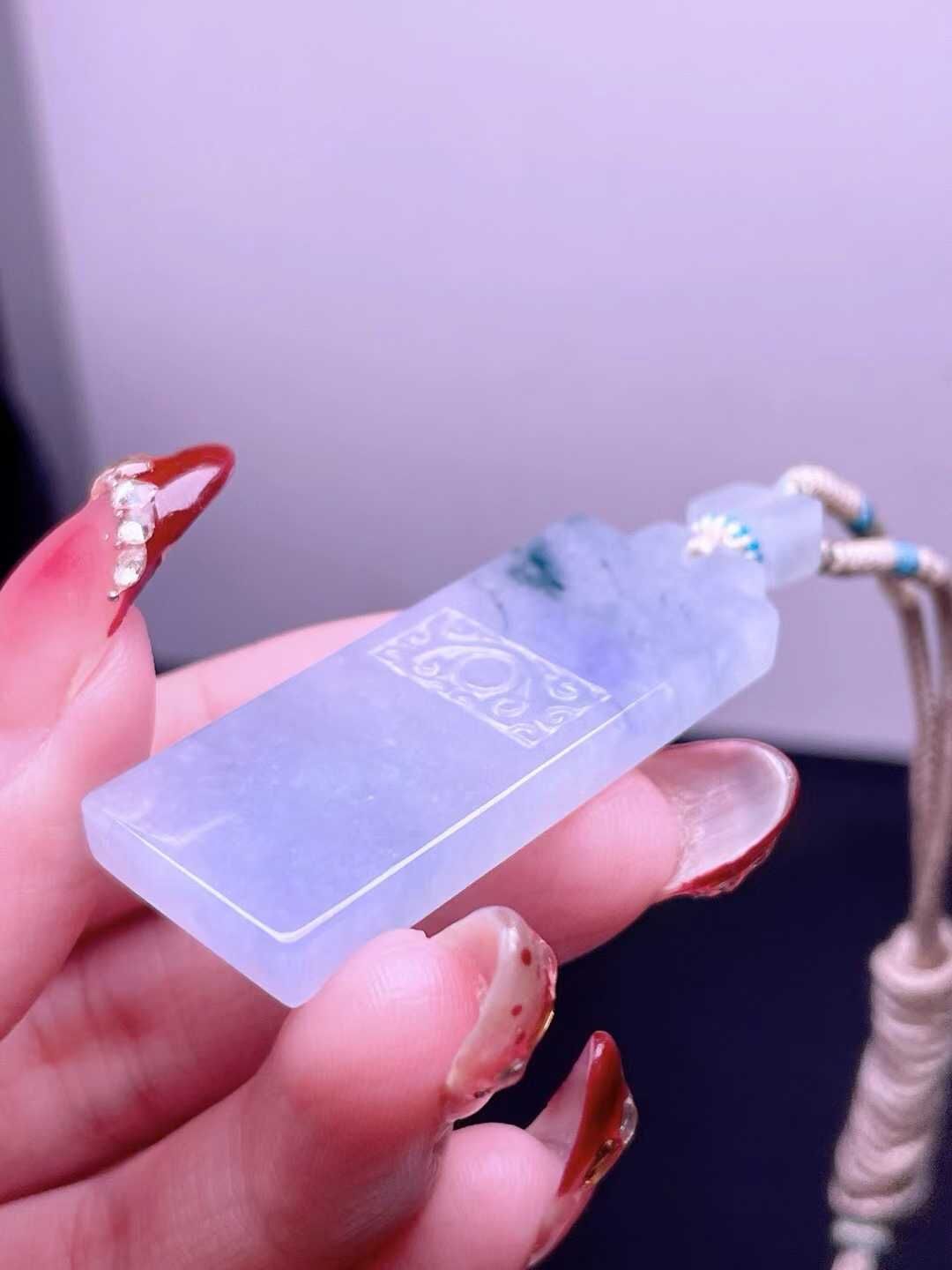 315432 翡翠無事牌吊墜