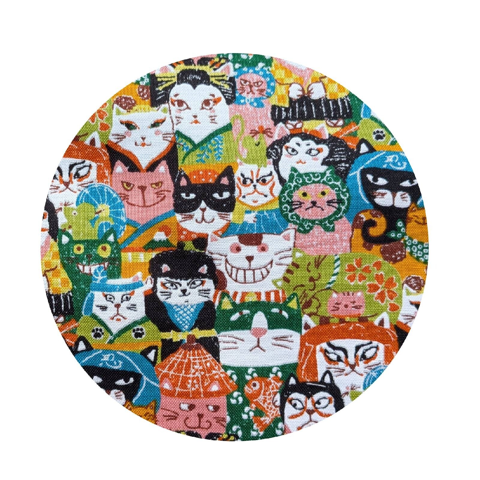 [日本製造] 貓咪演員造型日本布藝收納袋