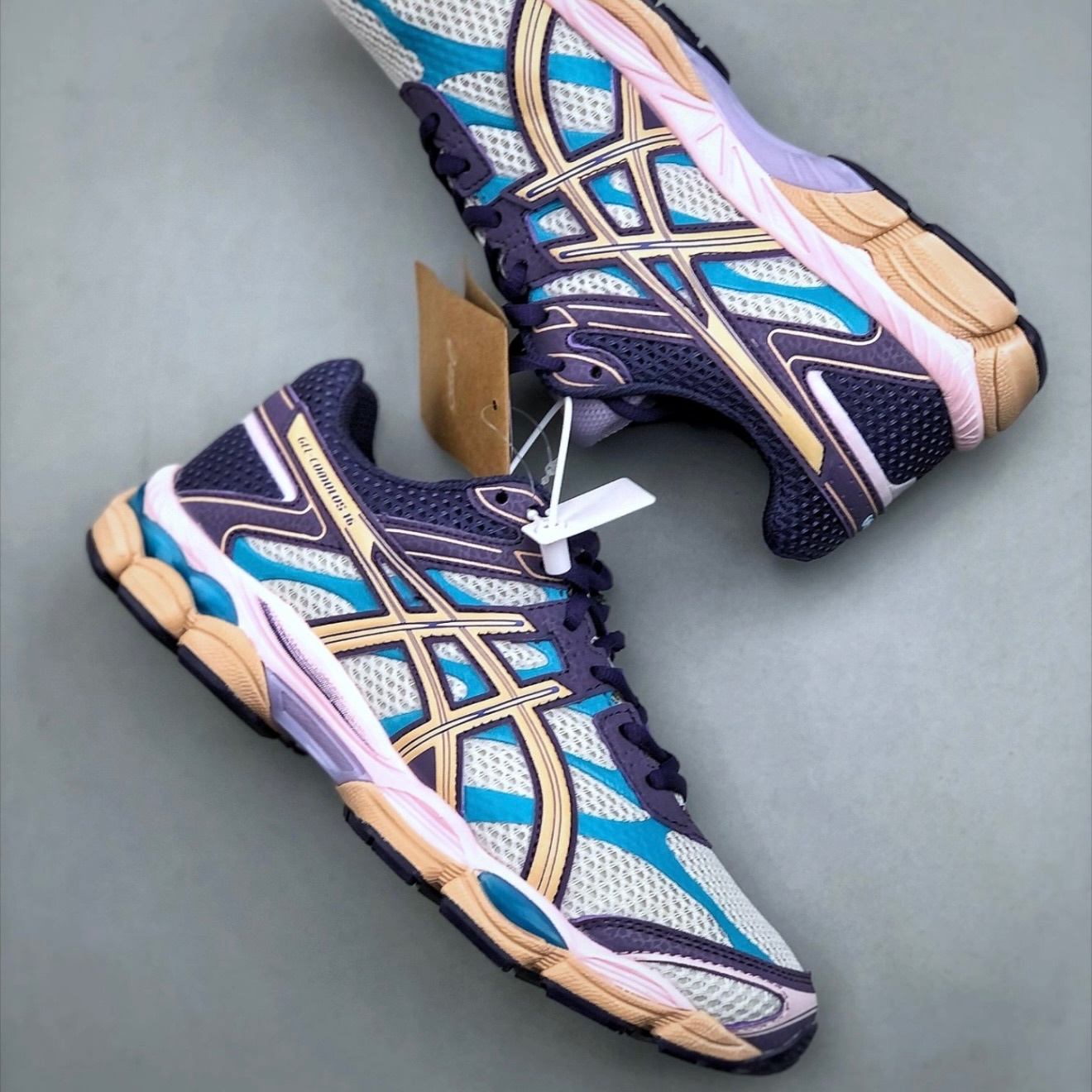 ASICS GEL-CUMULUS 16 藍紫 白藍 白紫 休閒 運動 1203A763-020