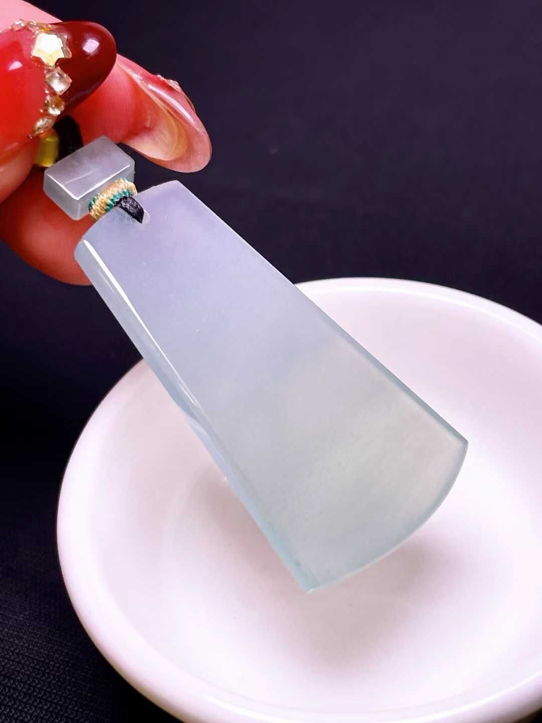 315433 翡翠無事牌吊墜