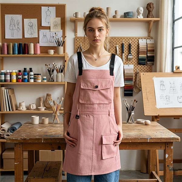 工裝美學棉滌工作圍裙