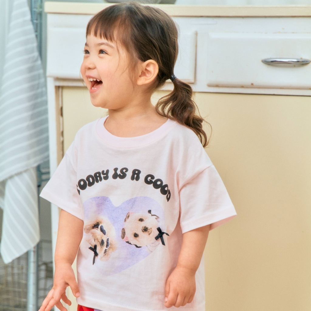 韓國🇰🇷1stblue 夏日小狗短袖T恤(5-15)