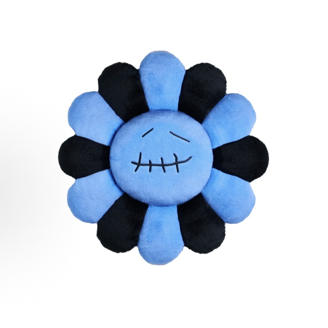 TRAVIS SCOTT CJ X TAKASHI MURAKAMI FLOWER PLUSH 60CM (BLUE) 村上隆 聯名款 抱枕 藍色-ISTS-FD-MK-PW01