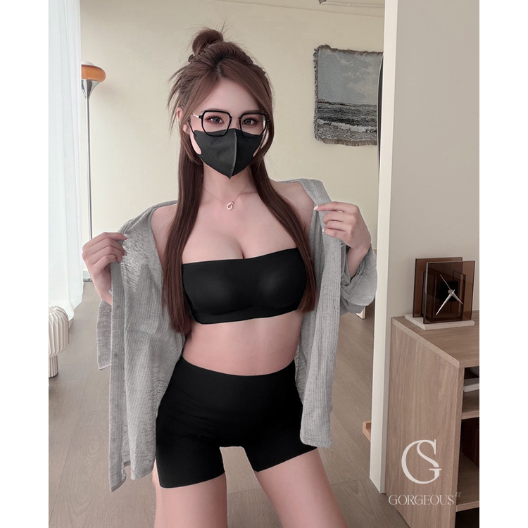 LE026 「蹦迪平口防滑內衣」