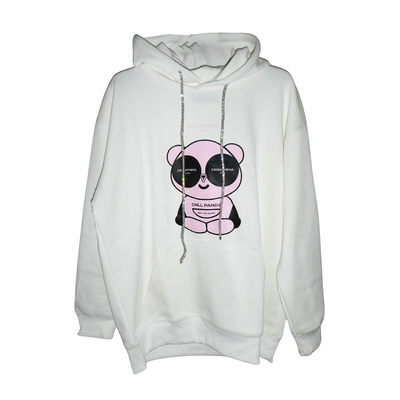 0324CA30-CRTNA-Chill Panda Hoodie 衛衣 [白色+粉紅], [白色+藍色], [黑色+粉紅], [黑色+藍色], S-M/ L-XL (A30)