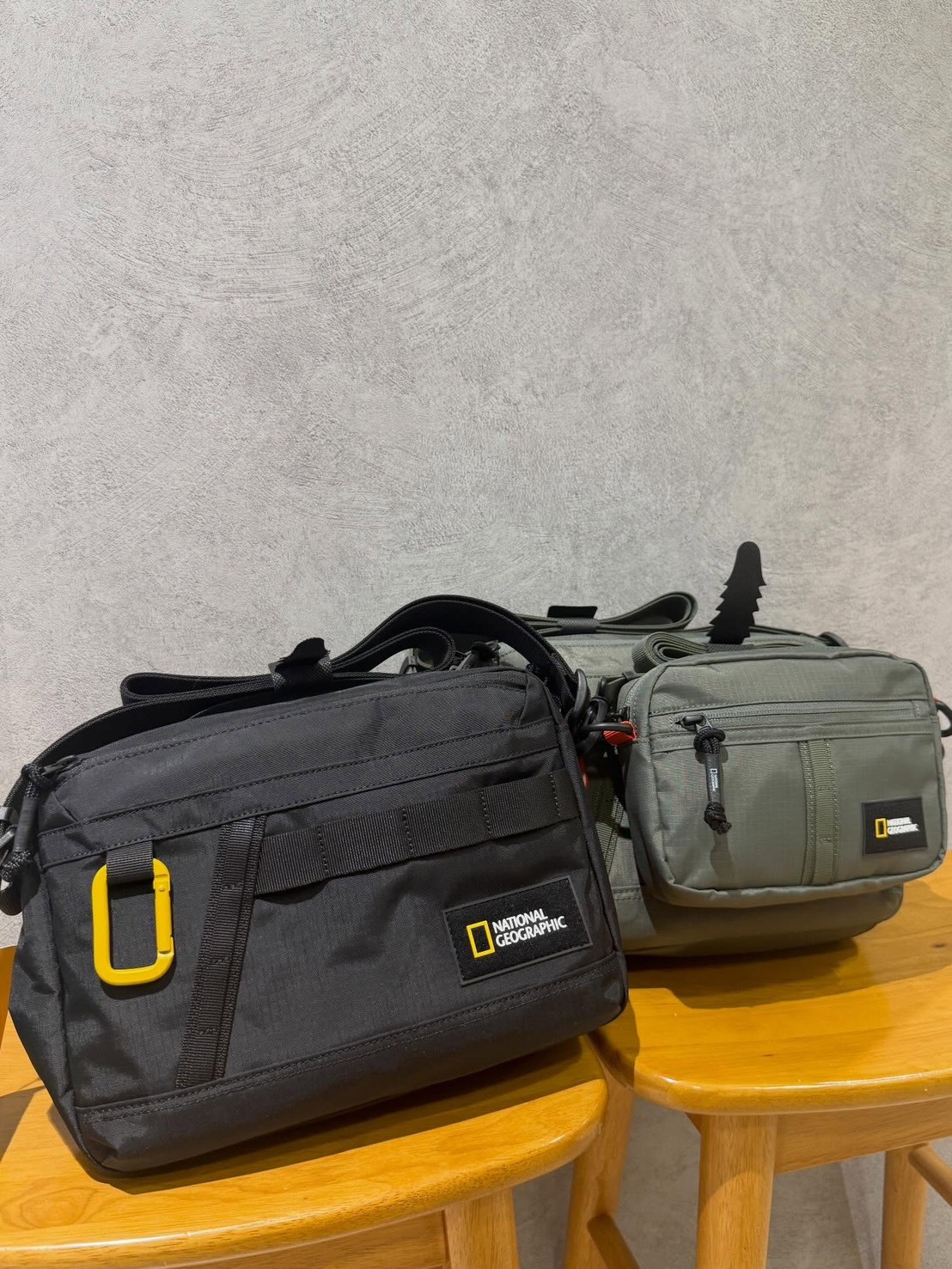 【OWN】NATIONAL GEOGRAPHIC 國家地理 側背包 二合一 可拆解 小包 肩背包 斜背包 4L 不分男女 黑色