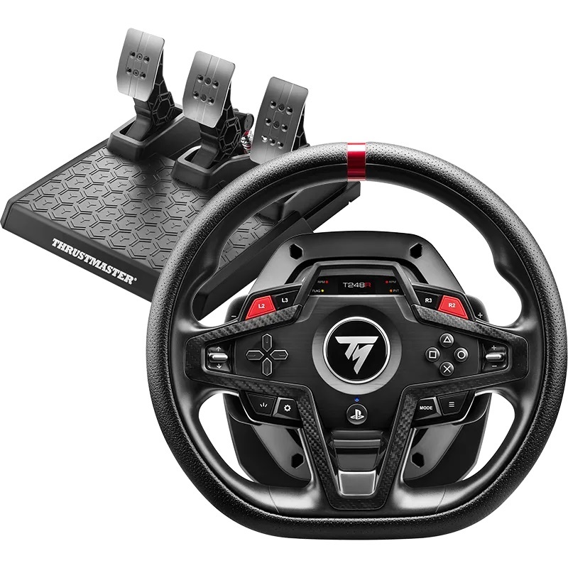 Thrustmaster T248R 圖馬思特 賽車遊戲方向盤 力回饋 三踏板 支援PS5 PS4 PC