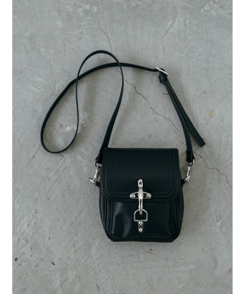 【預購】日本限定 BLAYMORE 消防扣 防潑水 皮革 單肩 迷你 小包