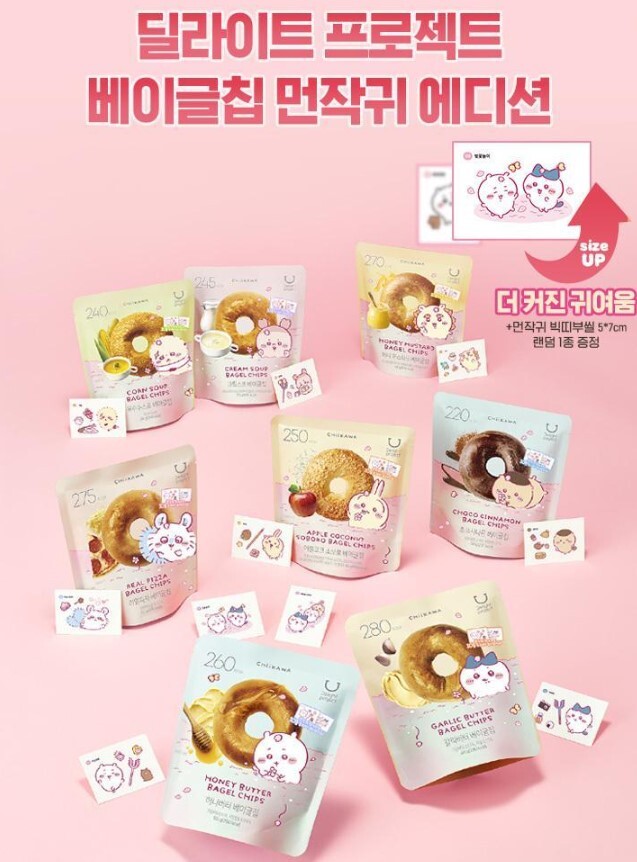 (預購商品) 韓國 Delight project 貝果餅乾 吉伊卡哇櫻花聯名版