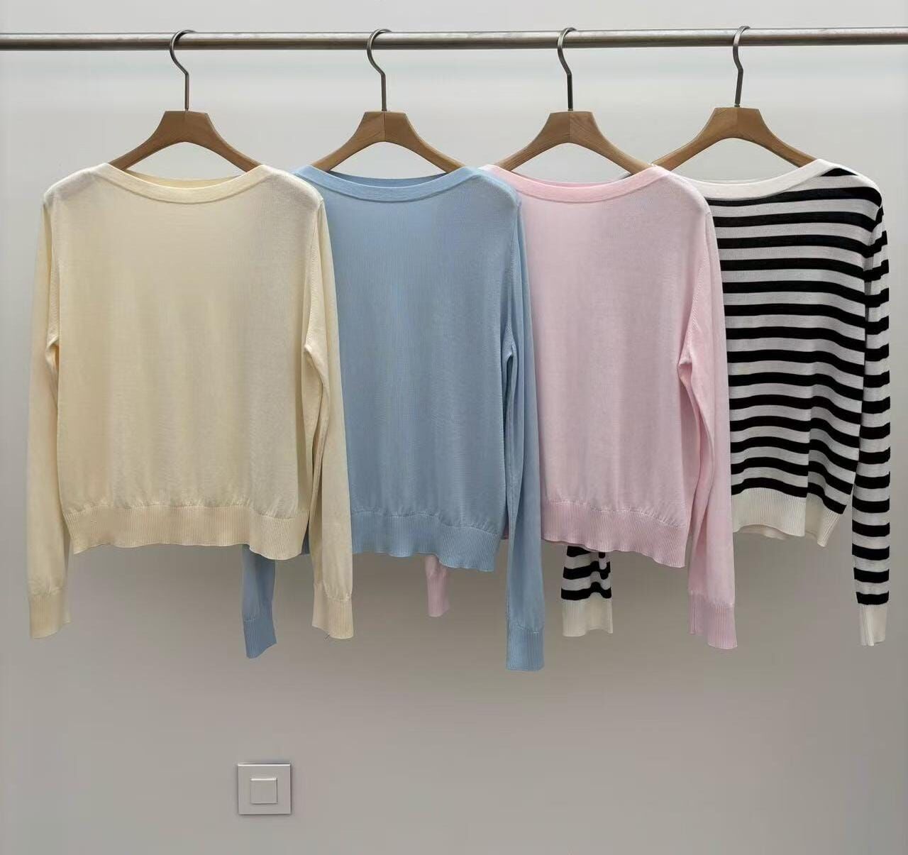 JU6001 船領針織百搭上衣