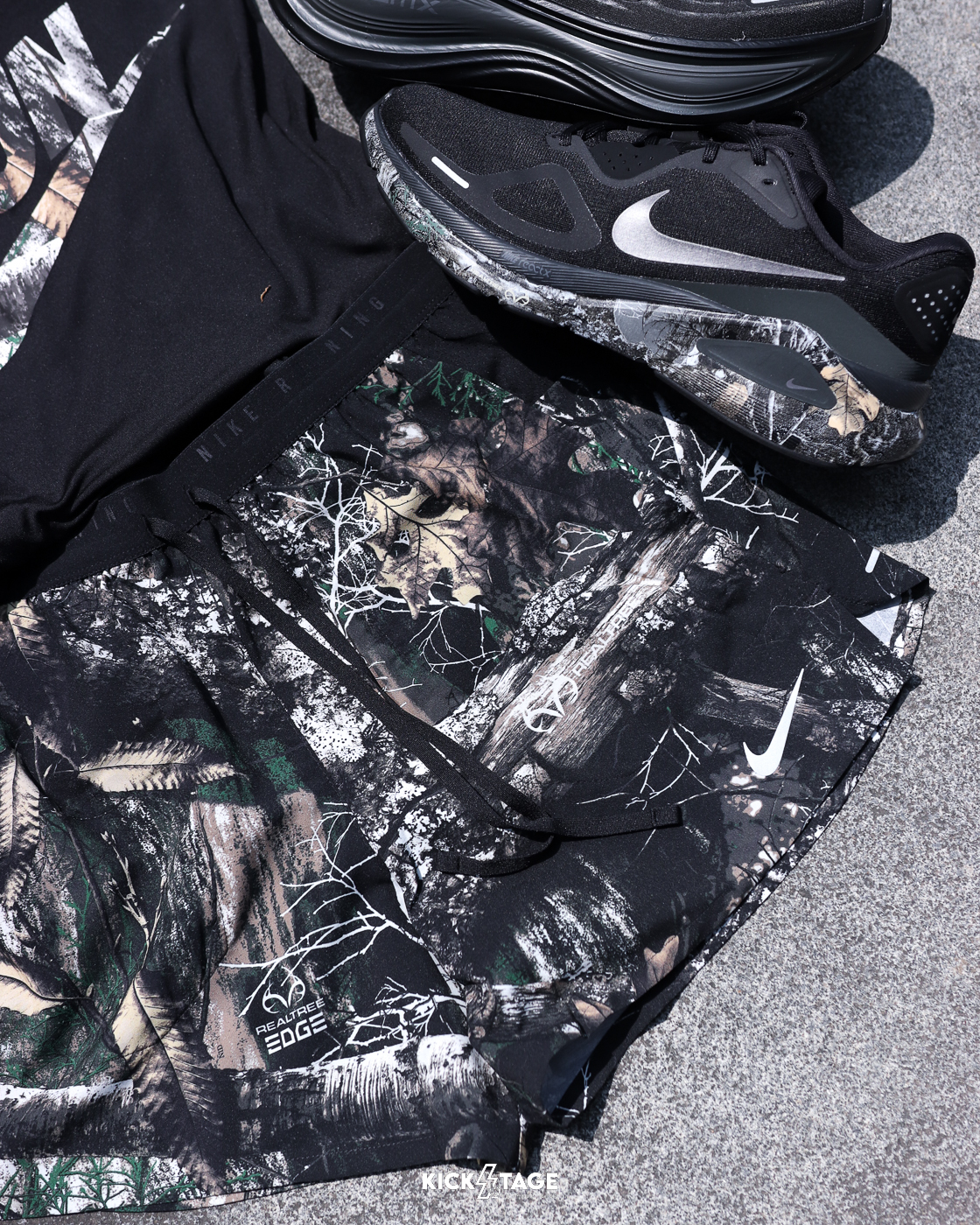 男款 NIKE DRY STRIDE 黑迷彩 排汗 透氣 抽繩 5吋 拉鍊口袋 運動 短褲【IO7770-060】