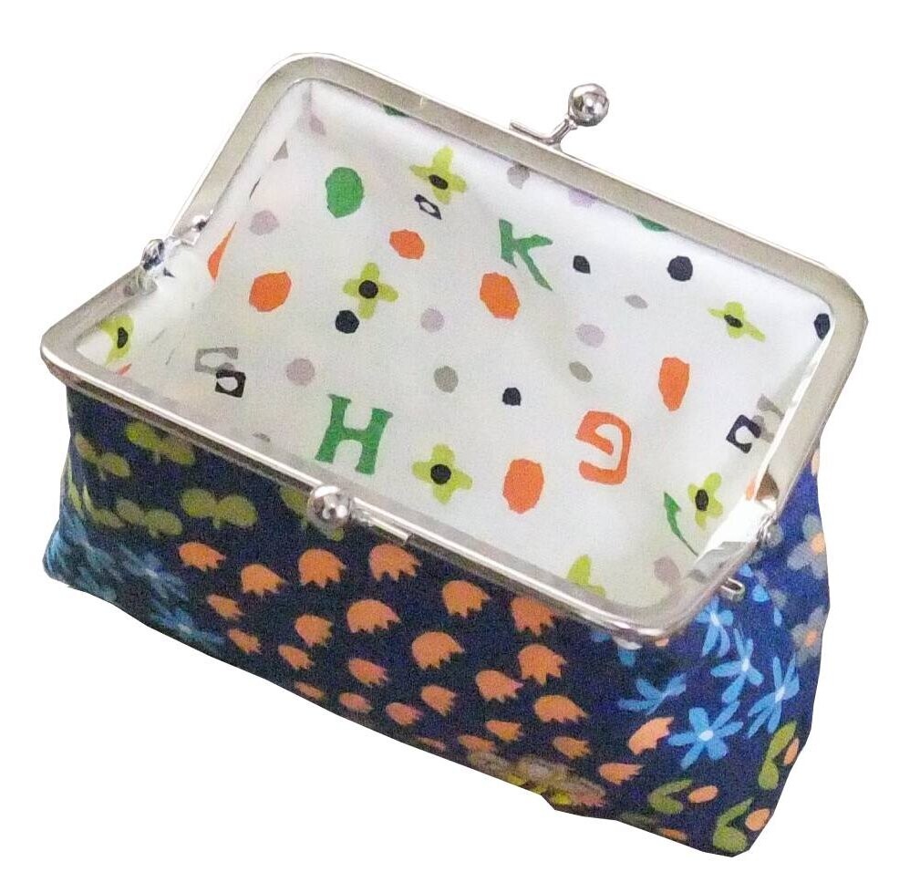 [日本製造] 貓咪日本布藝蒲口袋(配有手帶)