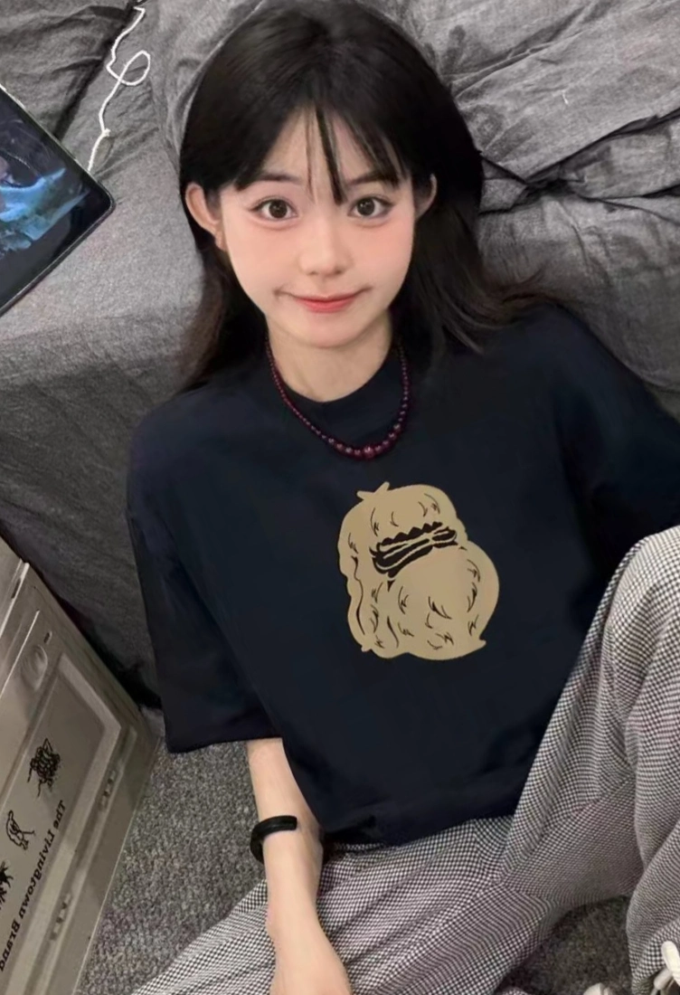 代購-i.t集團香港FGXX 猿人 Fingercroxx 純棉 圓領 落肩 短袖 T恤 男女同款