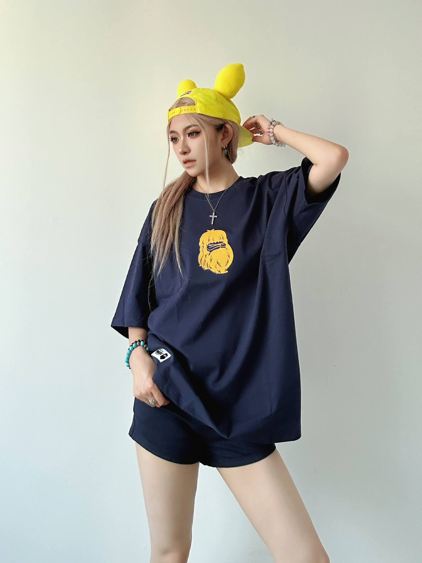 代購-i.t集團香港FGXX 猿人 Fingercroxx 純棉 圓領 落肩 短袖 T恤 男女同款