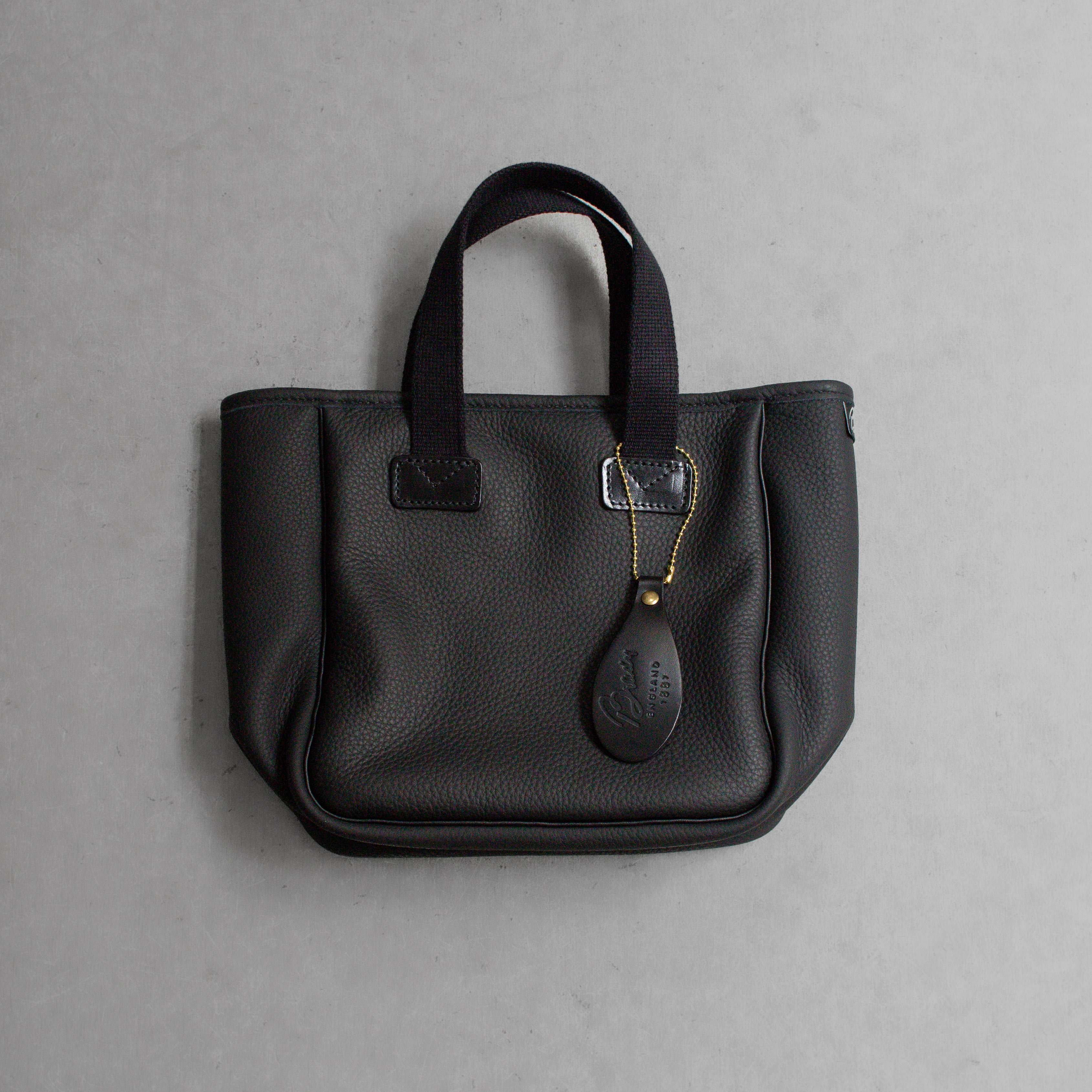 BRADY BECK LEATHER 粒面皮革 迷你 托特包