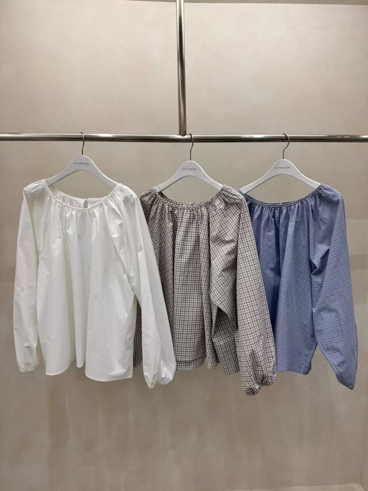 AF6003 壓縐領上衣