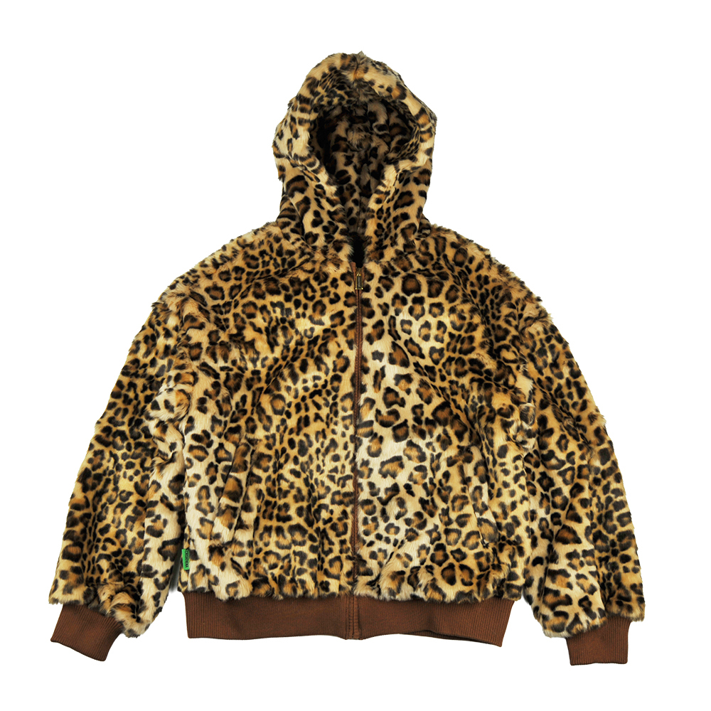 0324CA32-CRTNA-Crisathena Jacket 豹紋外套 啡棕色/ 白黑色, 均碼 (A32)