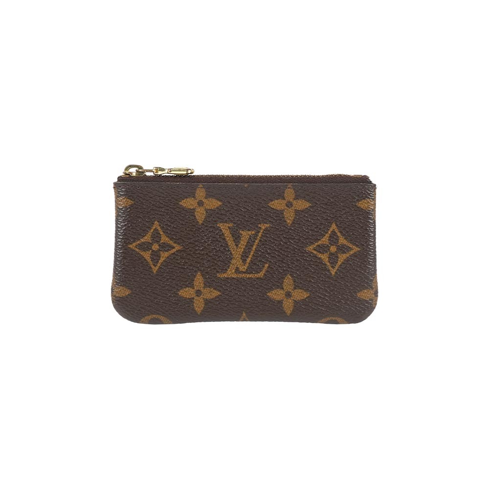 【Louis Vuitton】Monogram 塗層帆布拉鍊鑰匙包/零錢包