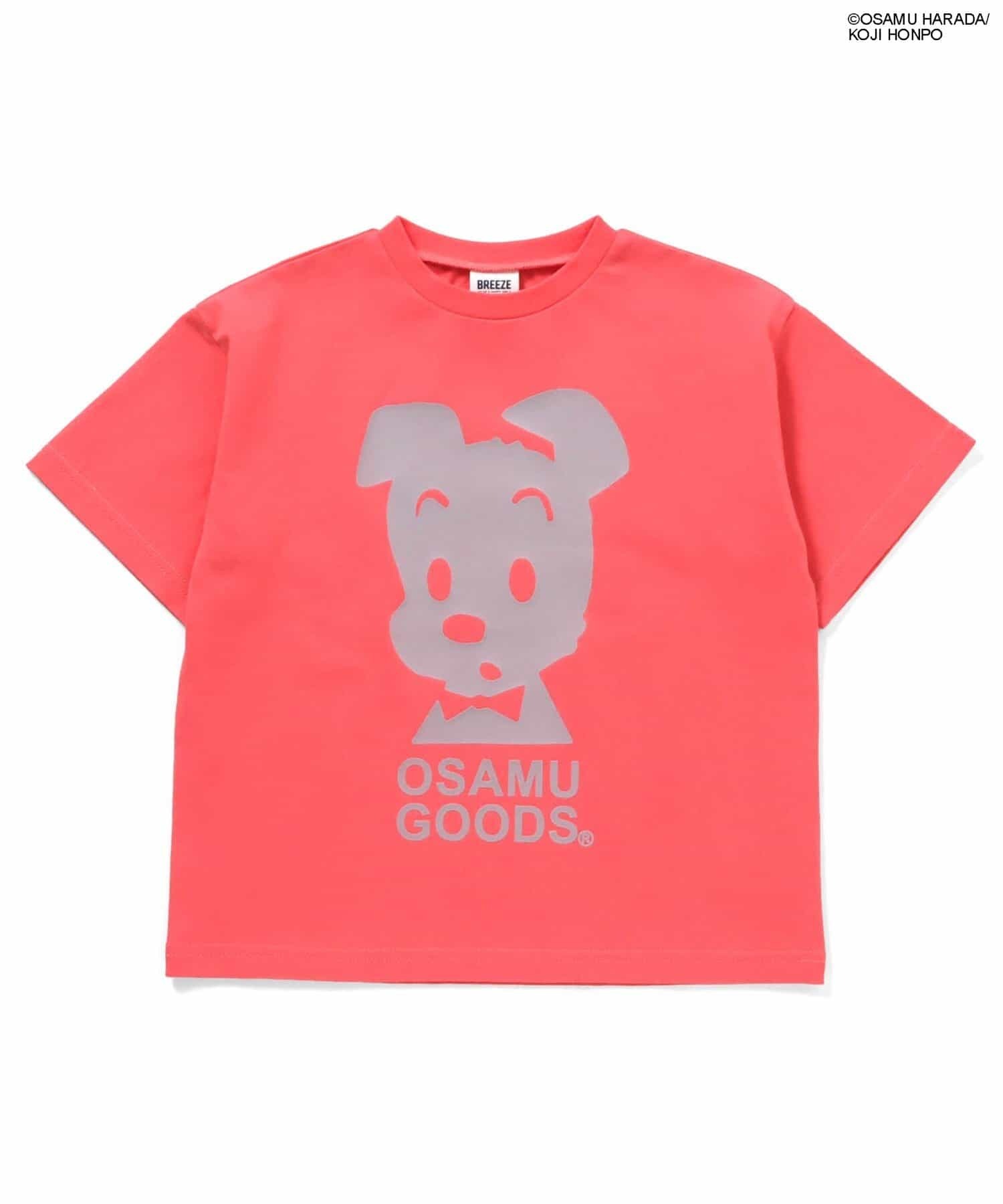 日本 BREEZE X OSAMU GOODS 角色純棉上衣 (橘色，120) J207576