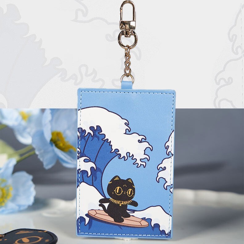 大英博物館｜巴斯特系列｜乘風破浪卡包鑰匙圈掛件