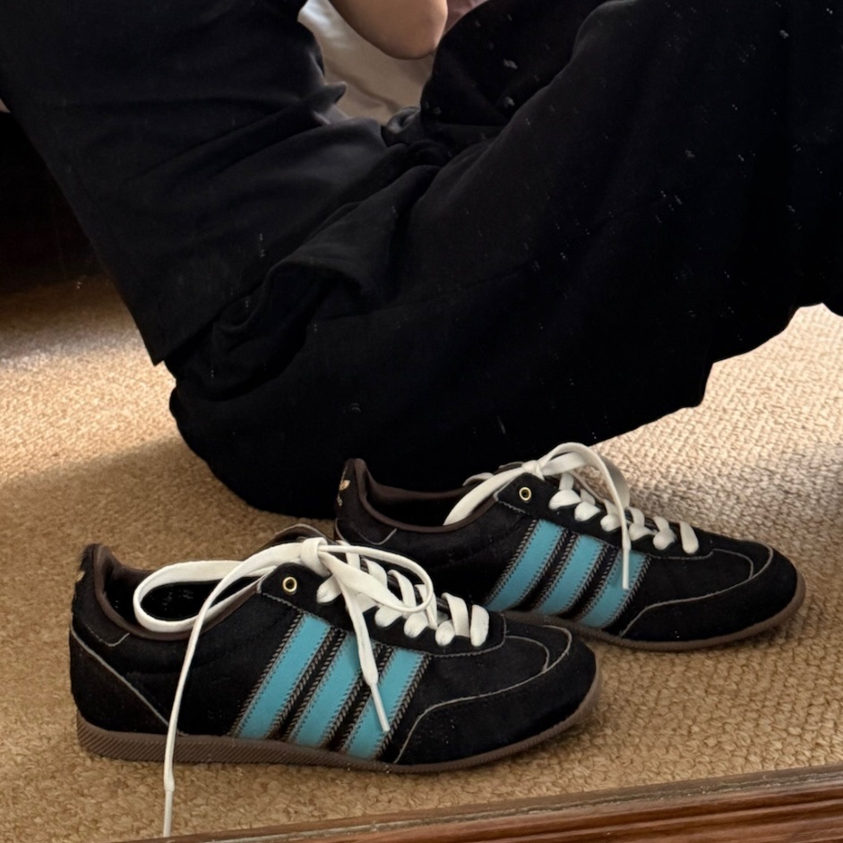 ADIDAS JAPAN W 深咖啡 咖啡藍 馬毛 焦糖底 德訓鞋 女鞋 JS4028