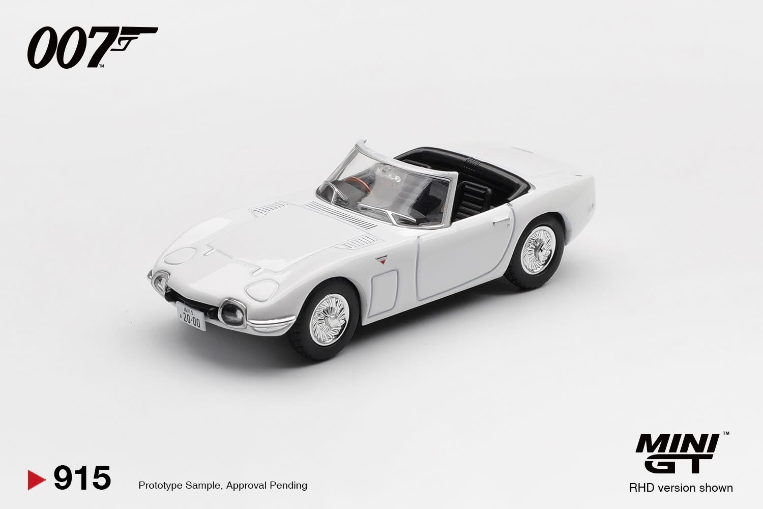 預訂 Pre Order - MiniGT 007 Toyota 2000GT Roadster “You Only Live Twice”  MGT00915