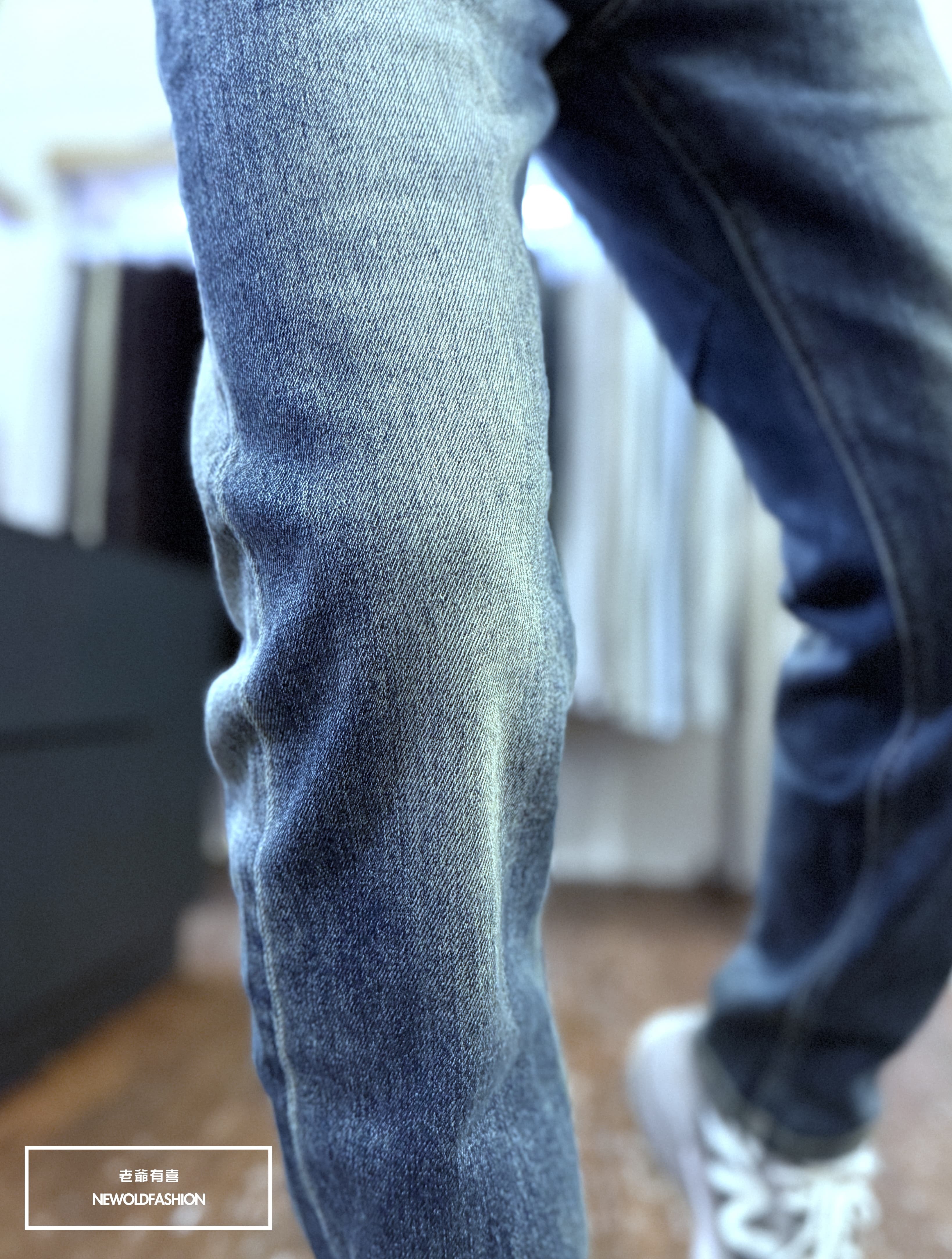 『官網限定』重磅經典水洗刺繡丹寧中直筒褲(NOF2603K579)