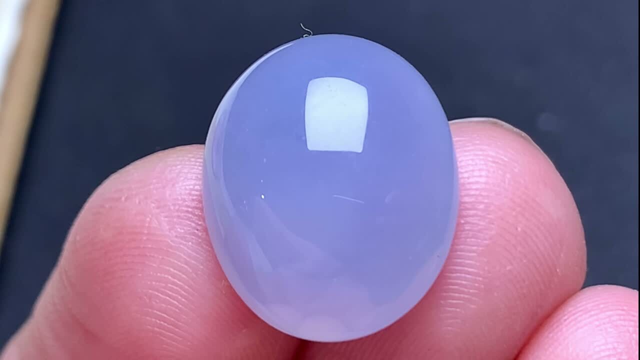 翡翠紫羅蘭蛋面,天然翡翠A玉, 緬甸玉, Jade, Jadeite