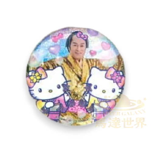 Takara Tomy Arts 扭蛋-松健森巴 x Hello Kitty 閃亮徽章- 組合