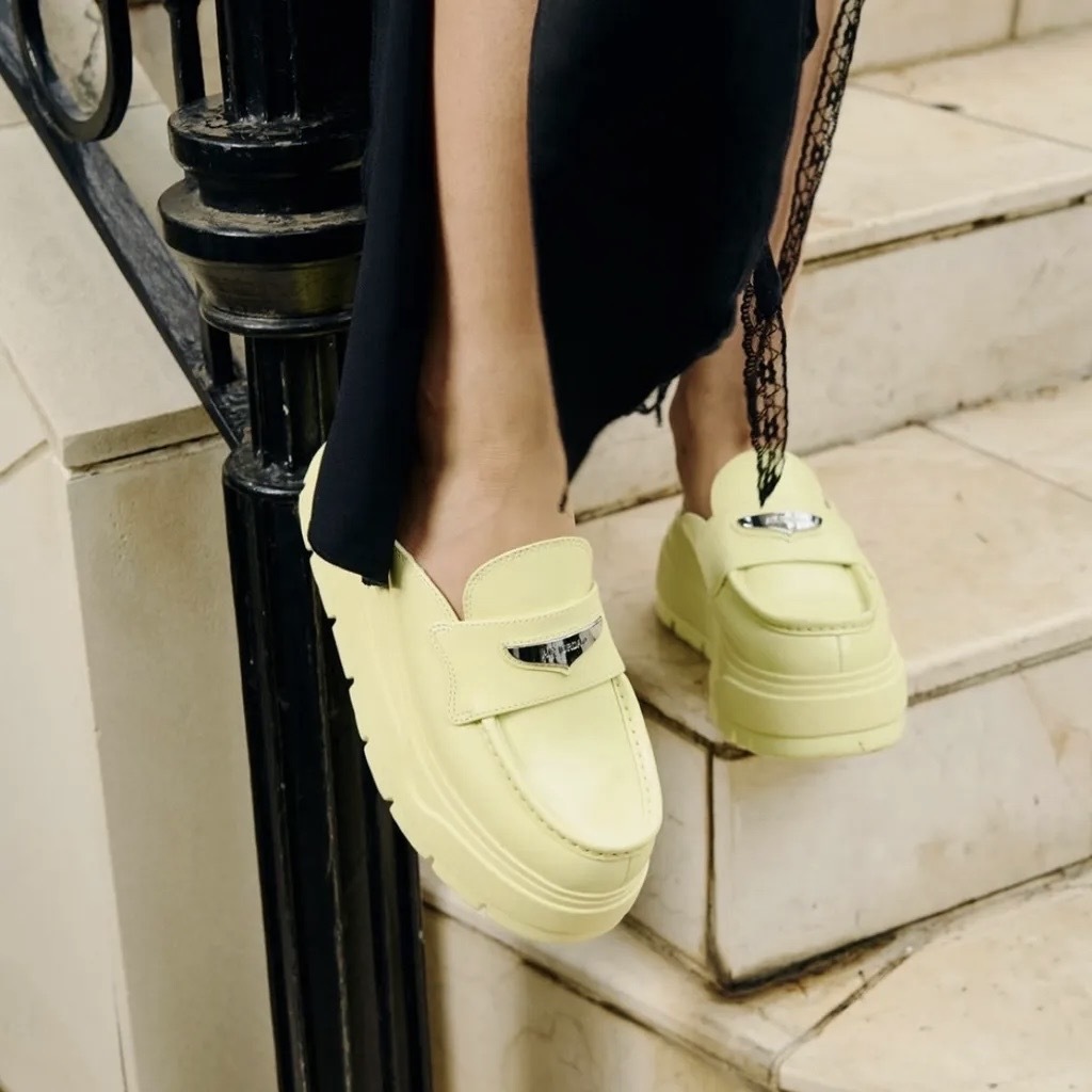 NIKE AIR JORDAN MULE 檸檬黃 厚底 增高 穆勒鞋 女款 HJ4292-302