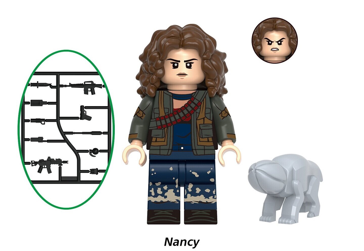 Stranger Things Nancy Custom Minifigures fit Lego G0195 GH0743