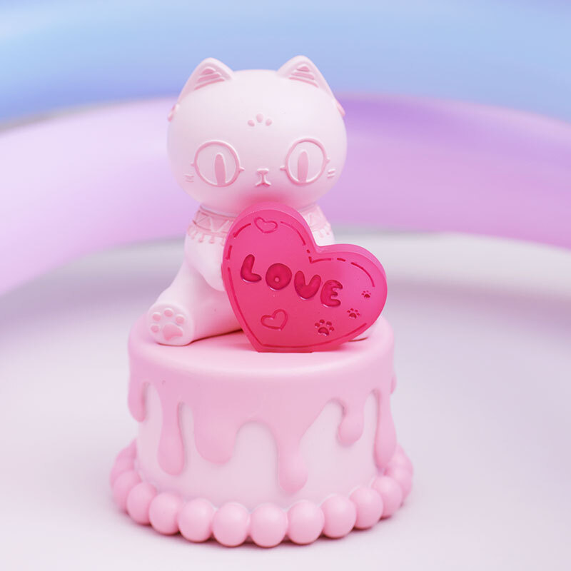 大英博物館｜安德森貓和她的朋友們系列｜萌貓蛋糕氛圍燈擺件