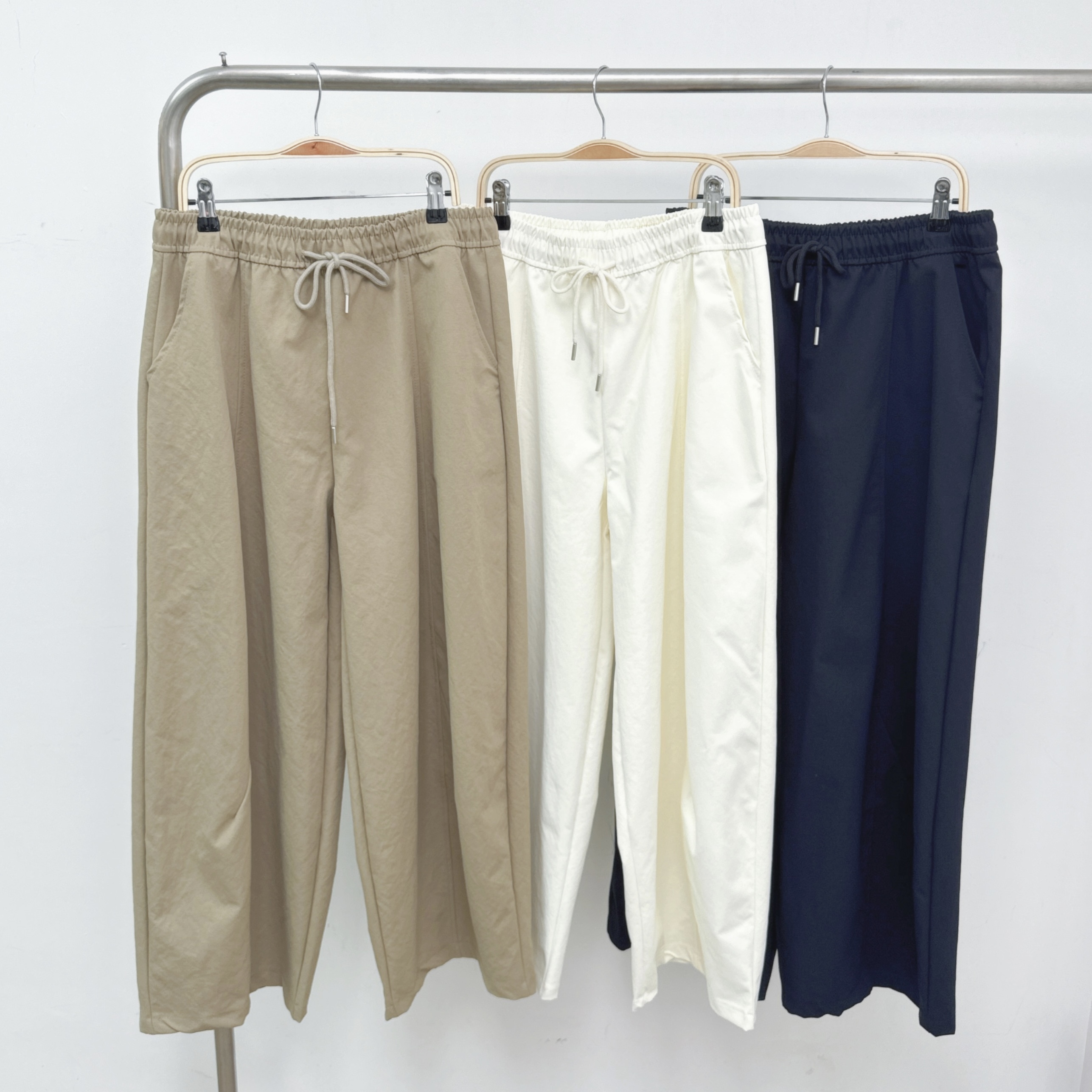 【預訂】前車骨斜布綁繩9分氣球褲 (C18-C20)