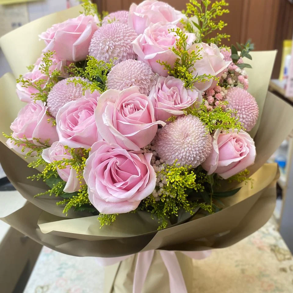 W -薄荷淡雪粉玫瑰