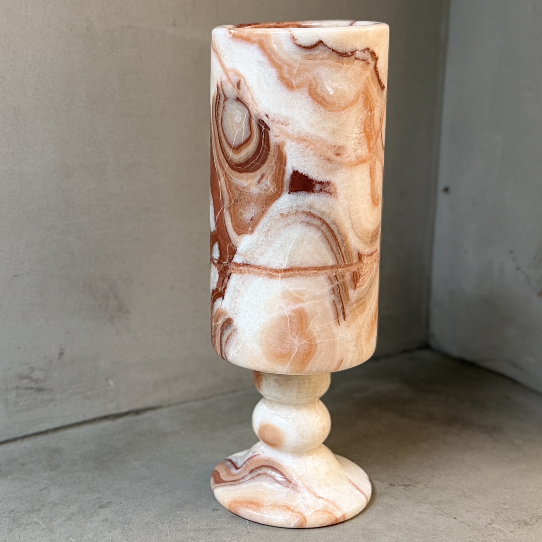 法國紅｜法式雙珠高腳瓶