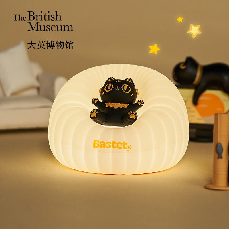 大英博物館｜巴斯特系列｜沙發貓氛圍燈擺件