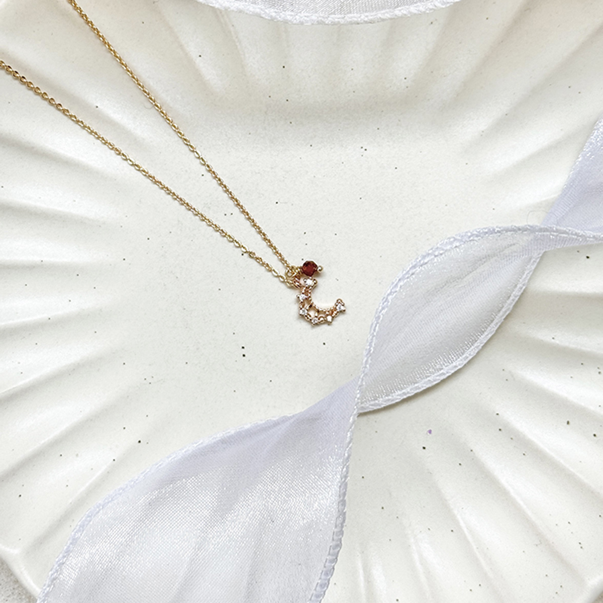 《滿件贈》 月亮的約定 – 寶石 – 項鍊