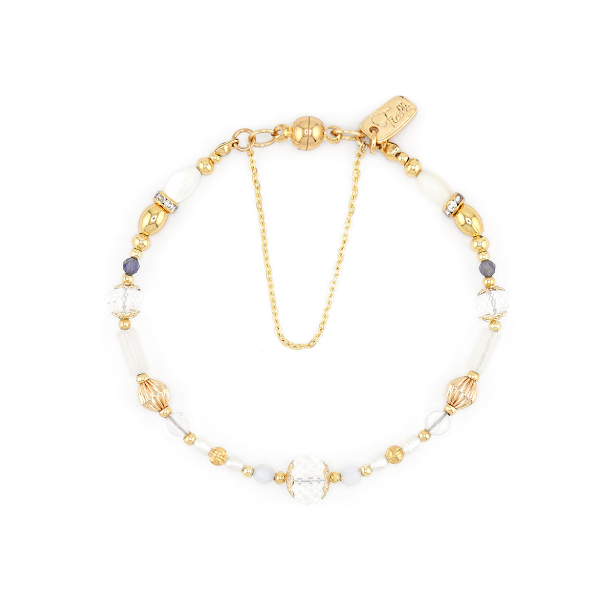 守護石 • 四月誕生石 – 白水晶 – 手鍊